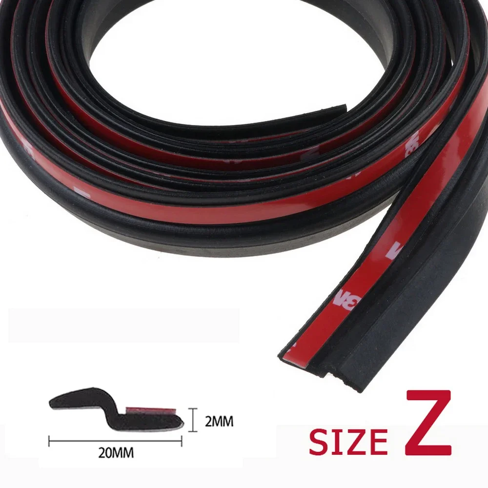 

P Z D-образный тип Уплотнительная лента для двери автомобиля EPDM Резиновая шумоизоляция Противопылезащитный звукоизоляционный автомобильный уплотнитель прочный 3 М клейкая 2 метра