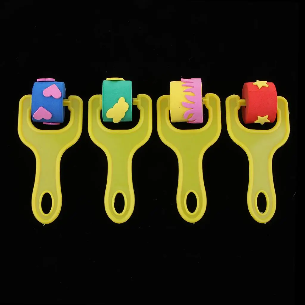

4pcs Paint Brush Sponge Brush Painting Tool Graffiti Doodle Present