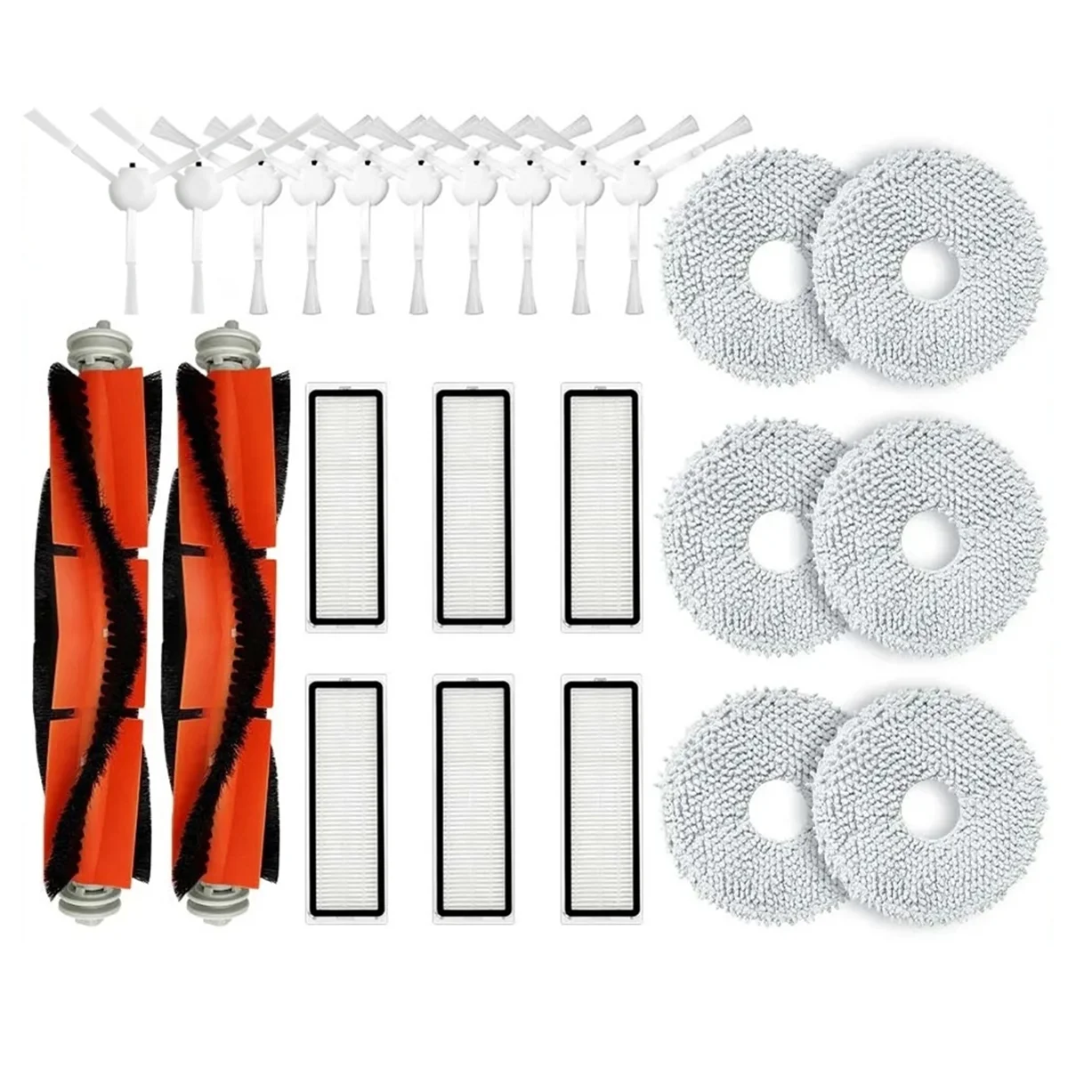 

For Robot Vacuum S10+ / S10 Plus Main Side Brush Hepa Filter Mop Cloth Pads Spare Parts Accessories