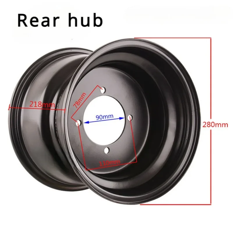 10-дюймовый передний/задний обод колеса с отверстием 90 мм подходит для шин