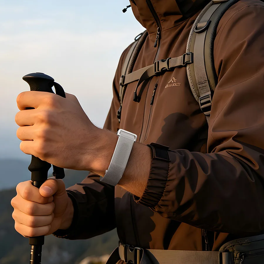 Магнитный ремешок из нержавеющей стали для Google Fitbit Air, регулируемый ремешок для часов, водонепроницаемый ремешок для часов, аксессуары для браслетов (art.: 3920dc7ebc36c) - 3920dc7ebc36c