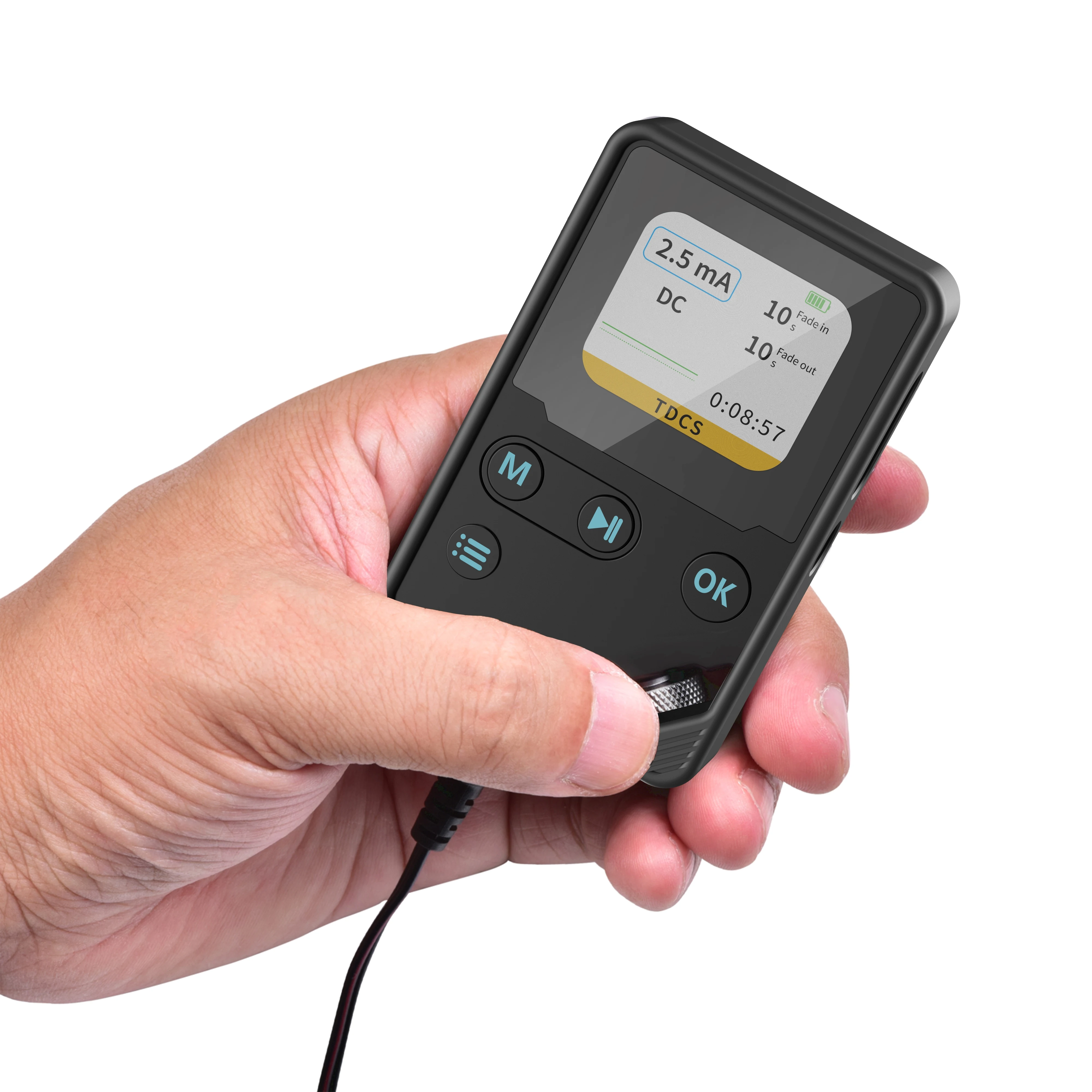 Фото Комплект для транскраниальной стимуляции мозга током (TDCS) версии ES, 4.5 мА, импульсный ток постоянного/переменного тока, аппарат для нейрофидбэк-терапии и массажа головы №4