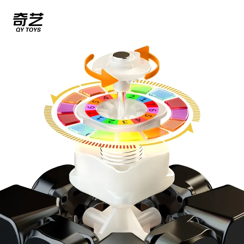 Пикуб QiYi M PRO Elite 3x3 Магнитный Магический Куб Без Наклеек Скоростная