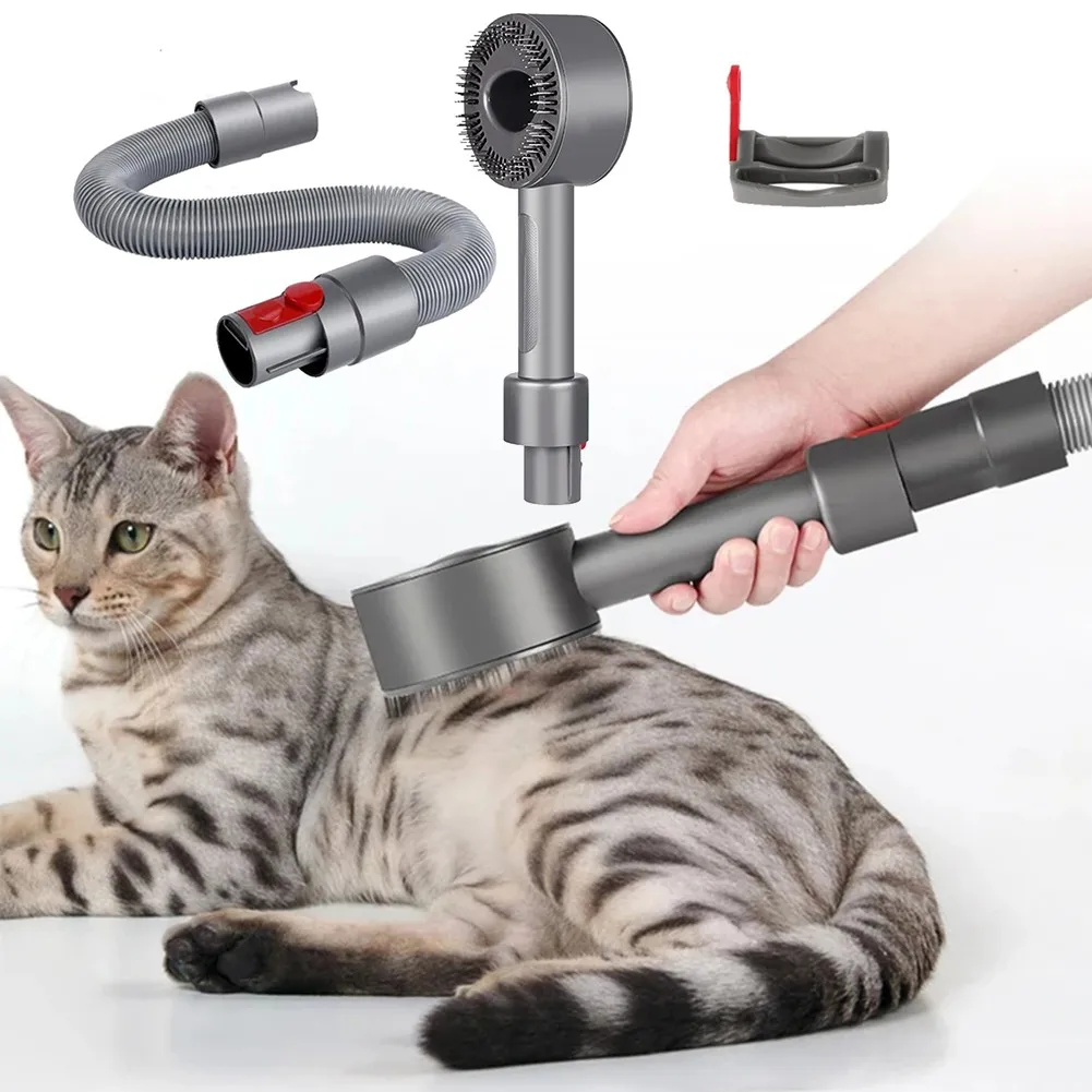 

Pet Dog Cat Hair Brush Hose Trigger Lock Set For Dyson V7 V8 V10 V11 V12 V15 Vacuum Cleaner Cleaning Tools Sweeper Part Spare