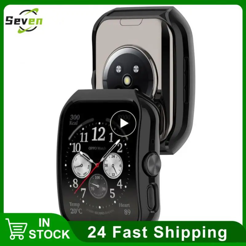 

Dustproof Protective Case Fall Proof Smart Accessories Watch Case Pc Hollow Protective Cover For Oppo Watch 3