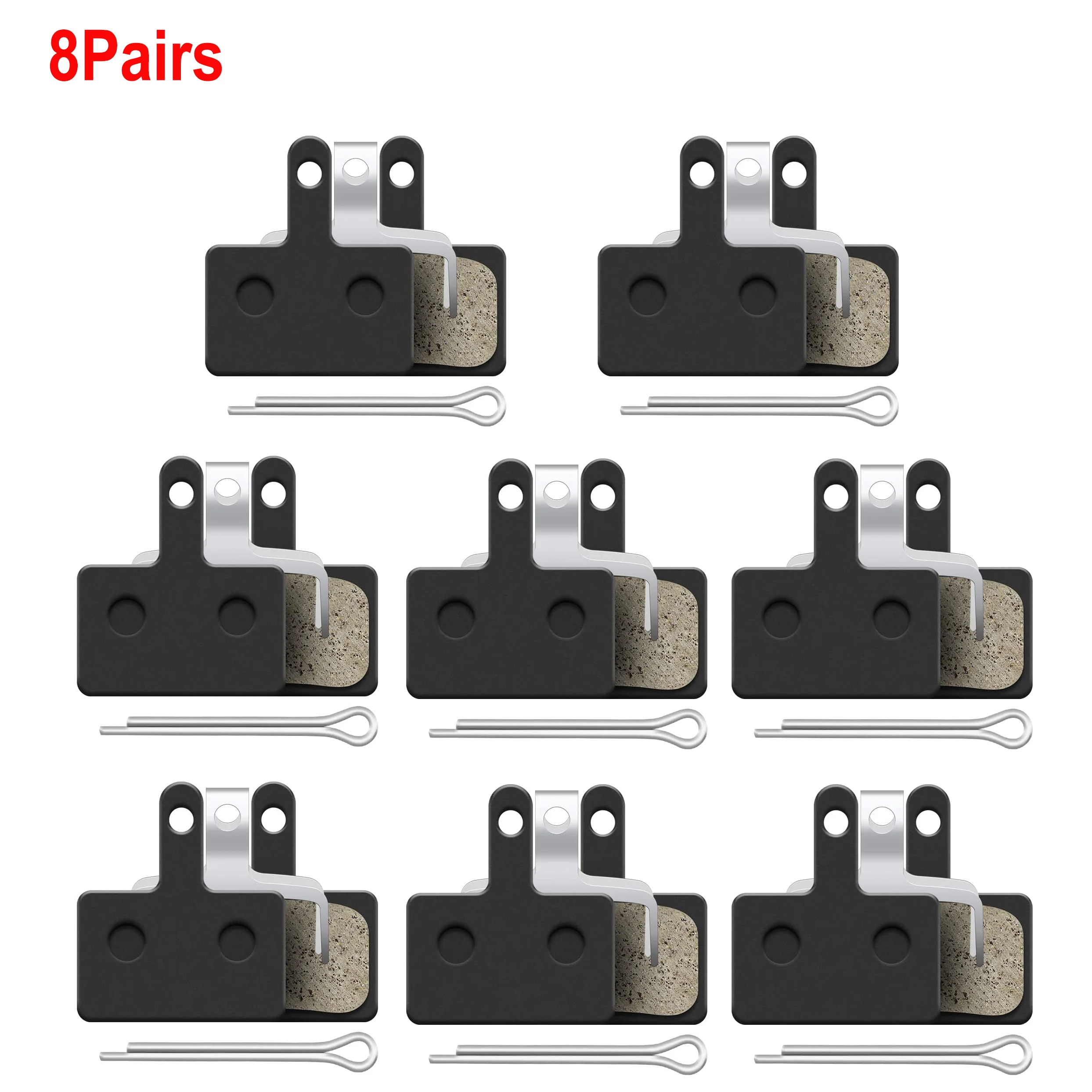 

8 pairs Shimano B01S M375 M395 M416 M445 M446 M485 M486 M515 M525 Bicycle semi-metal resin ceramic disc brake replacement parts