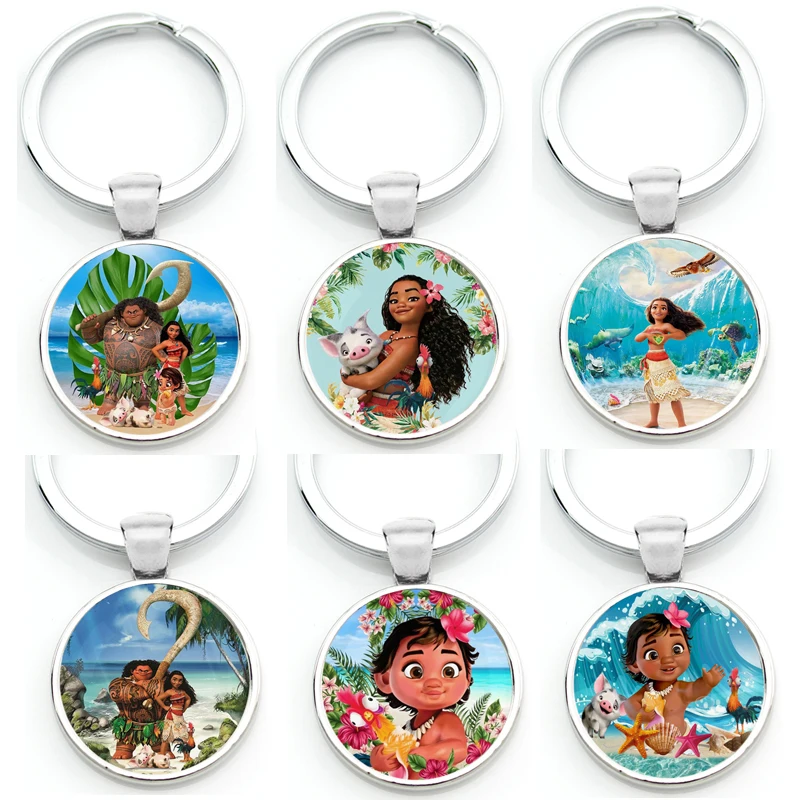 Брелок для ключей - платье принцессы Vaiana Disney Moana с героями мультфильмов косплей