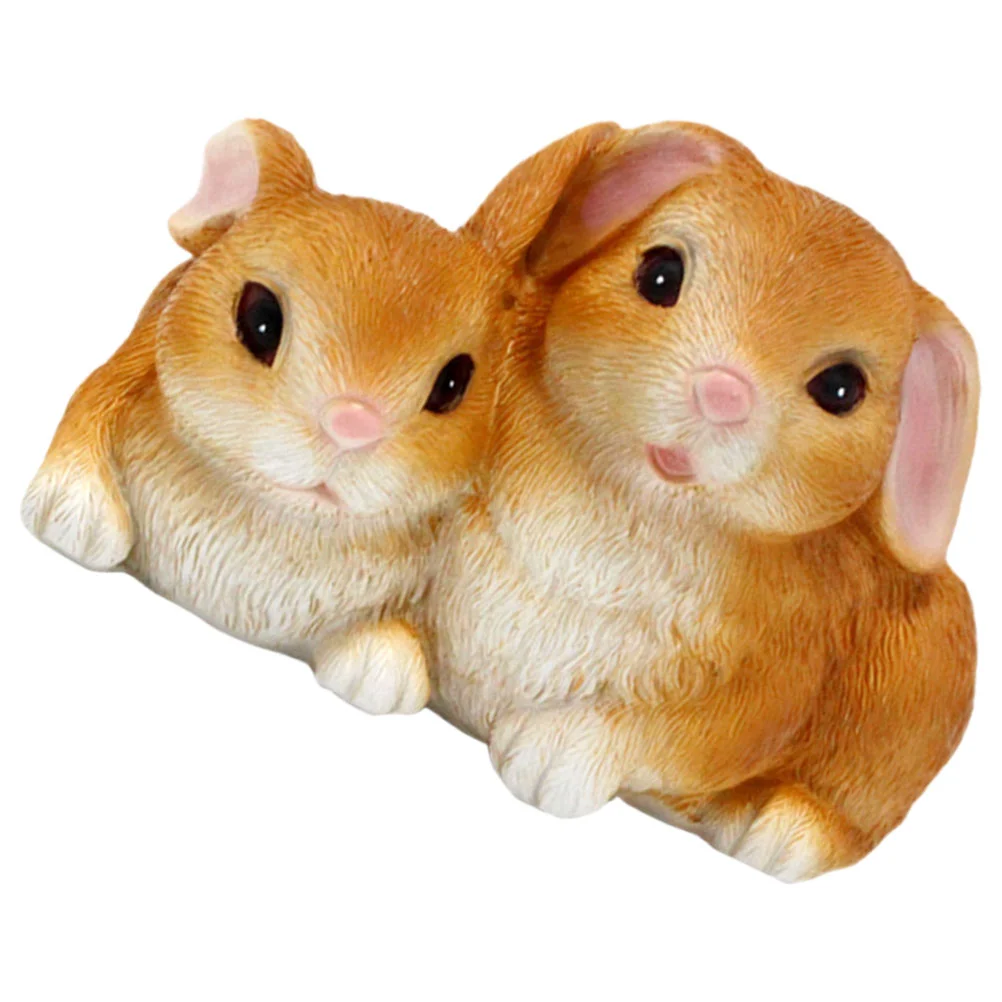 

Rabbit Flowerpot Decoration Small Flowerpots Decorate Desktop Planter Resin Patio