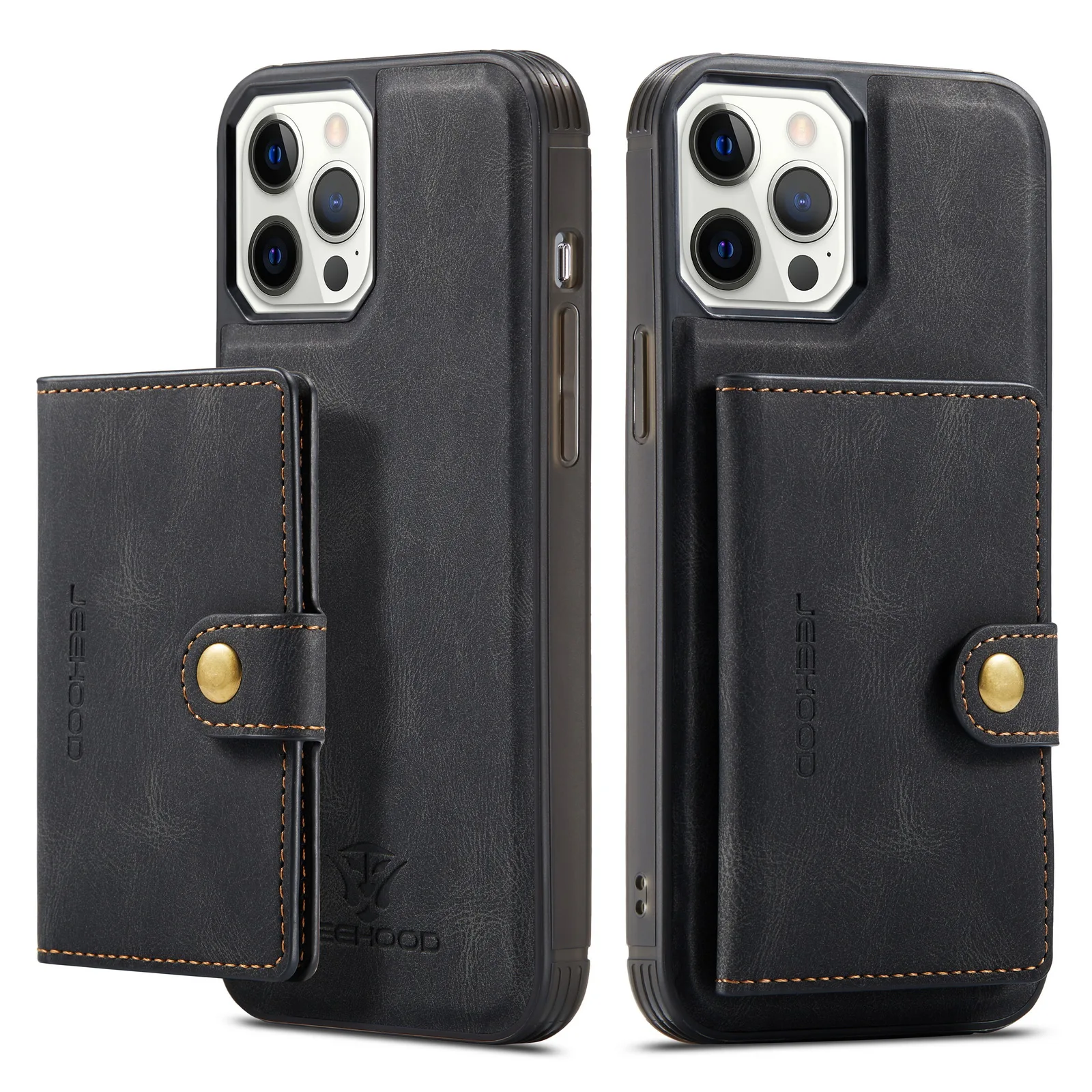 

Custodia in pelle ZKBOW per IPhone 13 Mini Pro Max 12 Pro Max Mini custodia portafoglio in pelle Card Solt Bag custodia magnetic