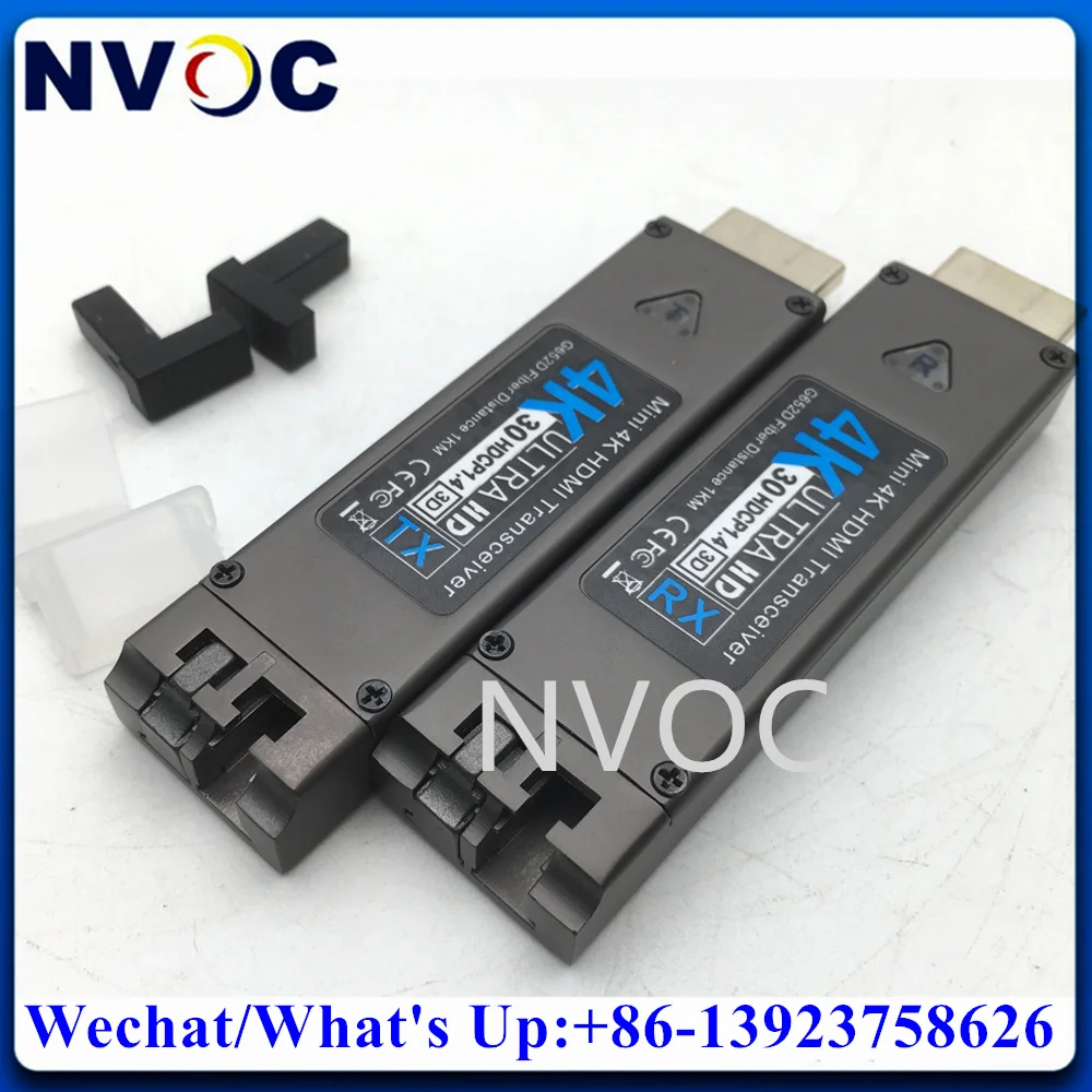 1KM Mini 4K HDMI EDID оптический преобразователь/волоконно-оптический удлинитель 4096*2160*30Hz OEM ODM для быстрого дисплея до 20 км DX SX LC