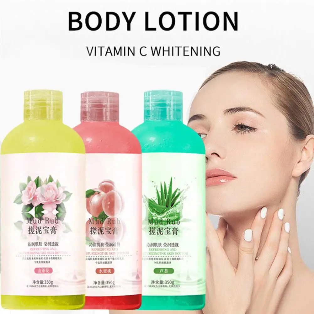

350g Facial Scrub Exfoliating Cream Whitening Moisturizer Deep Peeling Gel Remove Body Cleaning Scrub For Women Men Skin Care