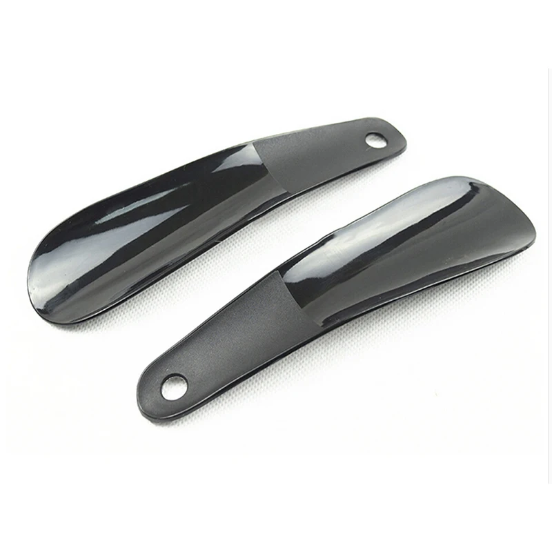 

1pcs 16cm Professional Shoe Horns Black Plastic Shoe Horn Spoon Shape Shoehorn Shoe Lifter Flexible Sturdy Slips 10cm