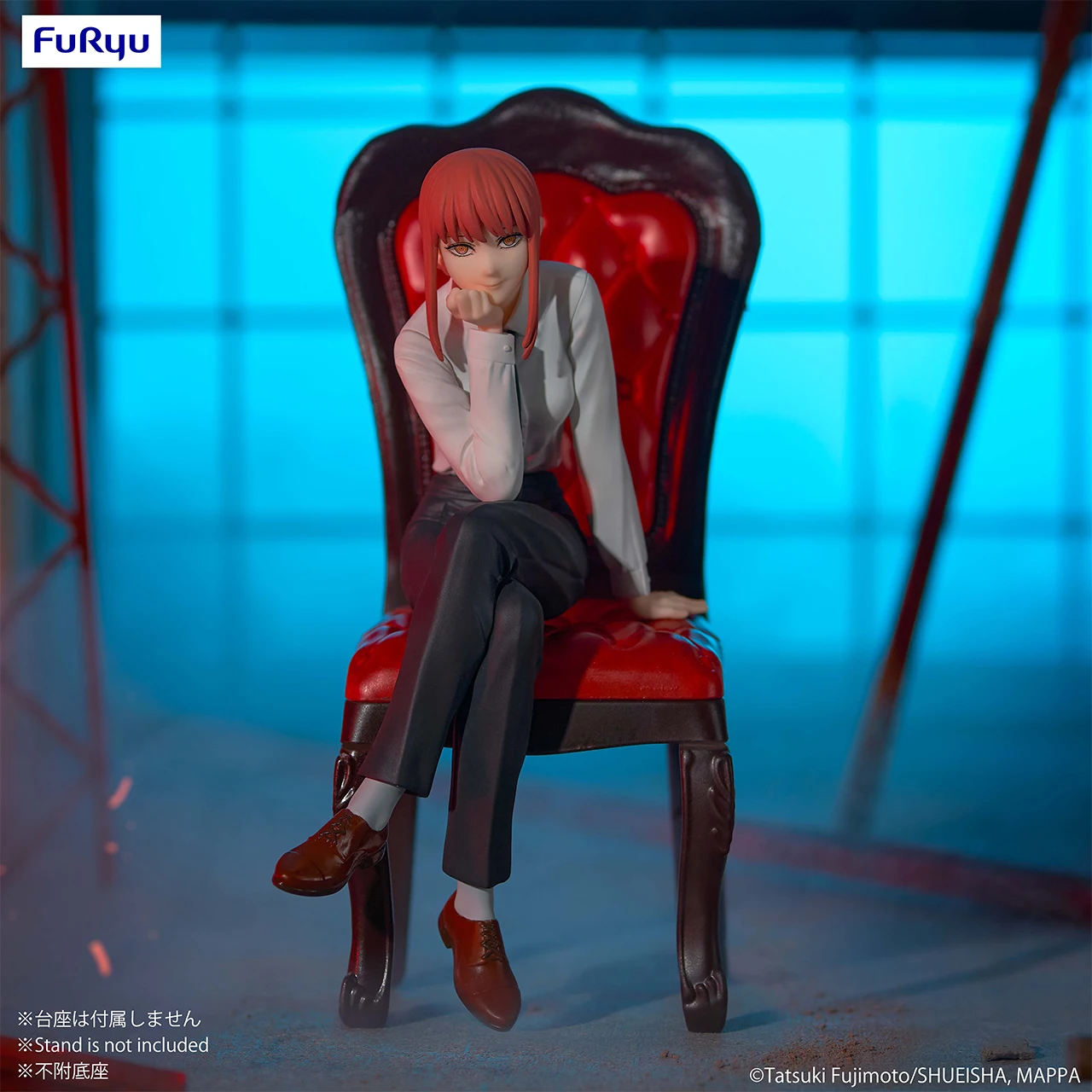 

【In Stock】LCFUN Original Genuine FuRyu Figure Chainsaw Man Makima 14cm PVC Noodle Stopper Dolls Action Anime Model Colletion Toy