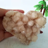 natural crystal heart zeolite energy stone home decoration pieces