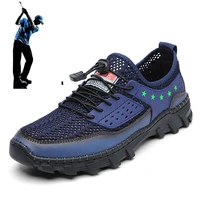 2022 summer mens professional golf shoes breathable non slip comfortable golf shoes outdoor training walking mens golf shoes