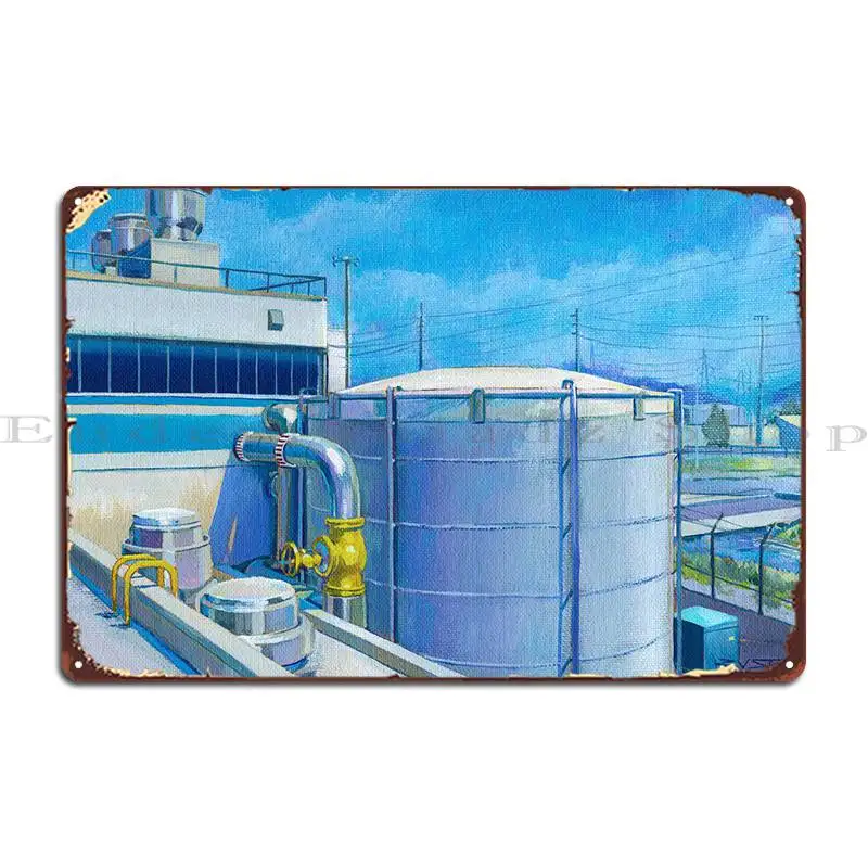 

Металлический магнитный плакат силос для гаража дома