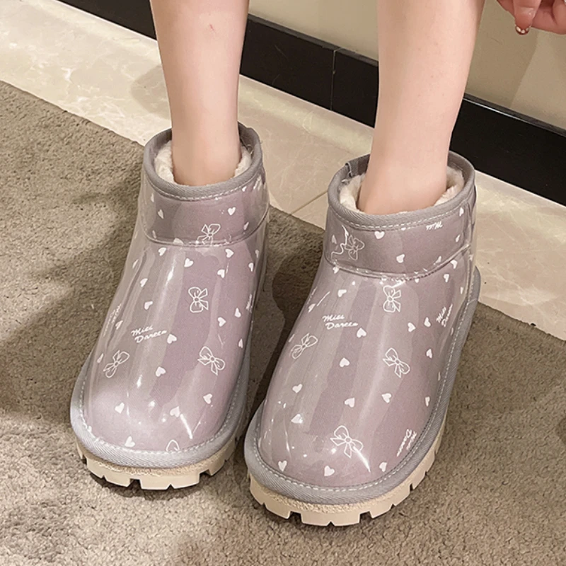 

Women's Boots Snow Boots Women 2022 New Fashion Winter Low-tube Warmth Women's Cotton Shoes Women's Short Boots Women