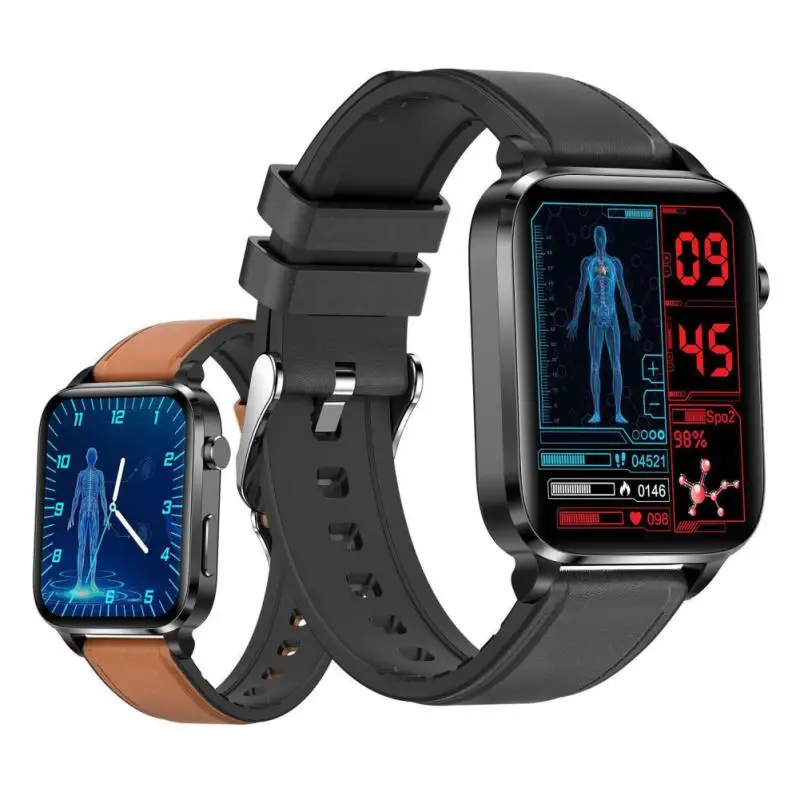 

Новые неинвазивные Смарт-часы с измерением уровня сахара в крови для мужчин и женщин, спортивные Смарт-часы с лазерной терапией и тонометром, женские часы с Глюкометром