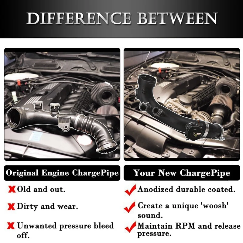 Автомобильная турбозарядная труба силиконовый воздухозаборник для BMW N54 E88 E90 E92