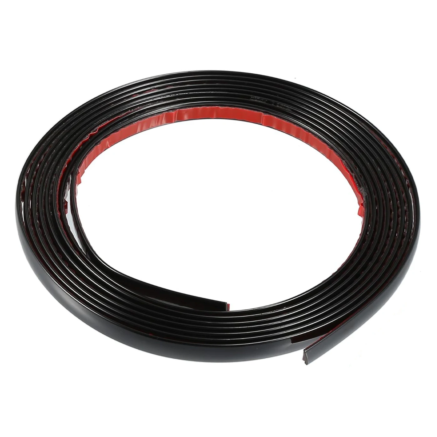 Накладка на окно автомобиля, 10 мм, 5 метров, самоклеящаяся универсальная наружная внутренняя наклейка на бампер, дверь, кузов, боковая декоративная наклейка, глянцевая черная