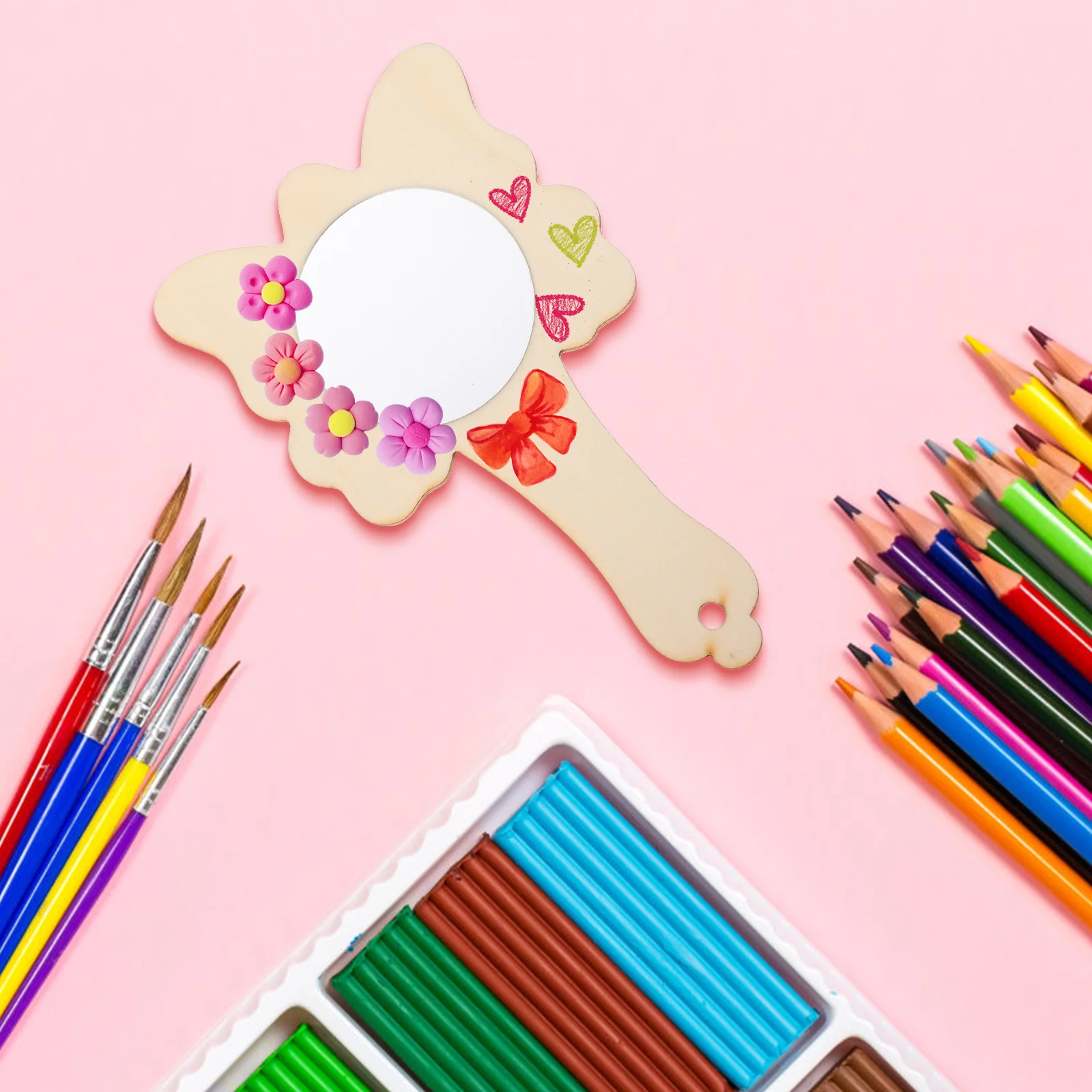 15 шт. необработанные зеркальные игрушки сделай сам многофункциональные