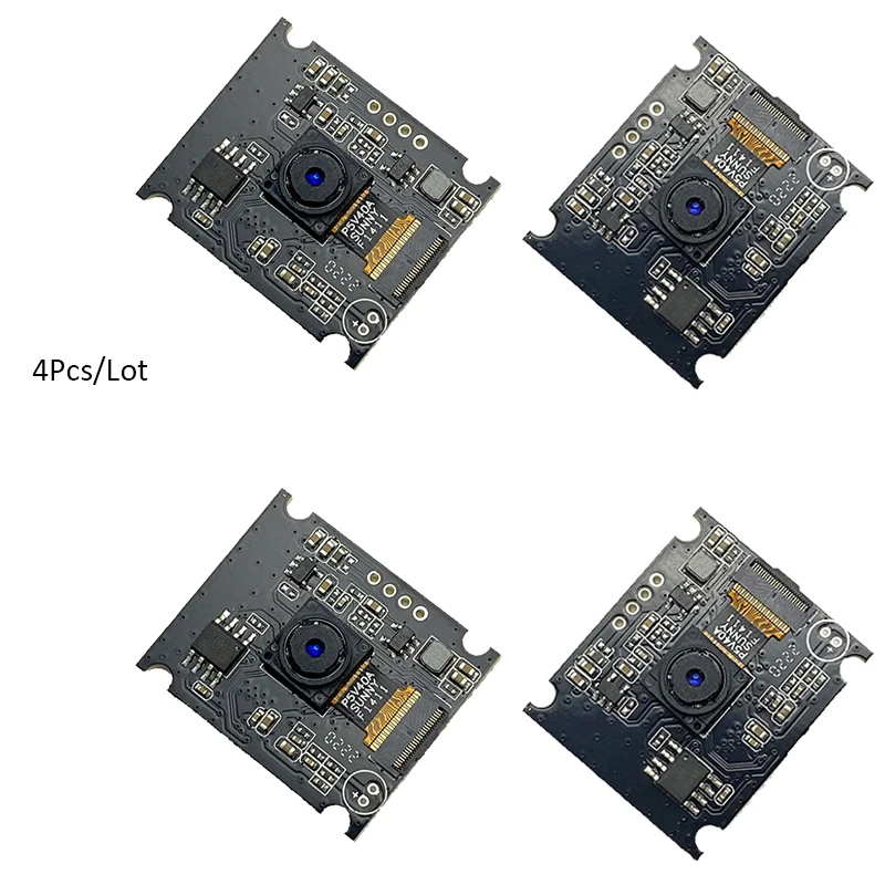 

4Pcs 2MP 1920 x 1080 1/4 inch CMOS Full HD 1080P 75° FF USB2.0 Camera Module For Windows, Android, Linux, Mac OS