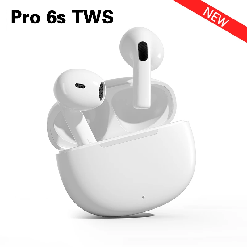 

Pro 6s TWS Wireless Headphones With Charing Box Mic Bluetooth-compatible Headphones NEW TWS Pro 3 Fone Bluetooth Earplug New TWS