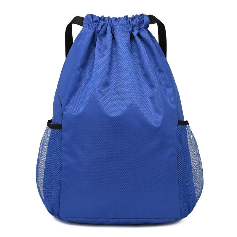 Fixed bundle pocket backpack men's and women's 2022 new backpack large capacity drawstring fitness basketball bag