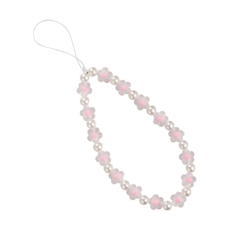 Красочная Полимерная Цепочка Для Телефона С Цветочными Бусинами Креативная