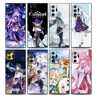 genshin impact phone case for samsung note 8 note 9 note 10 m11 m12 m30s m32 m21 m51 f41 f62 m01 soft silicone
