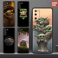 star wars baby yoda case for samsung galaxy s22 ultra s21 plus s20 fe silicone phone cover s10 lite s10e s9 s8 s7 edge tpu shell