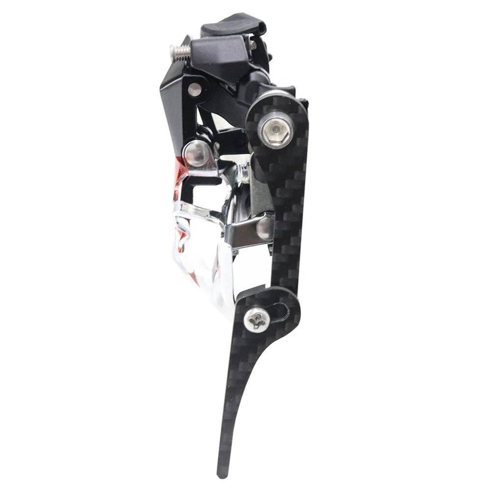 

3K Carbon Fiber Bike Anti-Chain Stabilizer Adjustable Anti-Drop Device Buckle Crankset Chain Stabilizer Shift Chain Guide