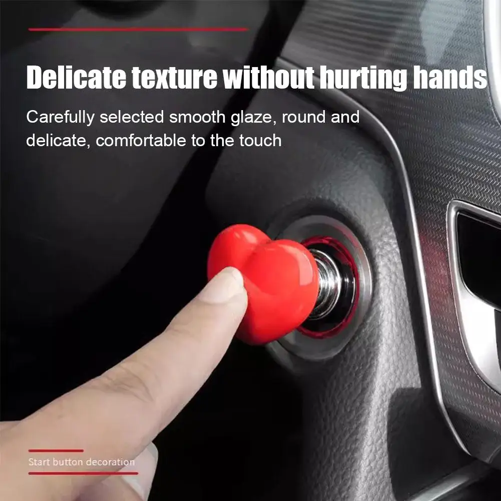 Кнопка запуска в форме сердца кнопка автозапуска крышка кнопки зажигания