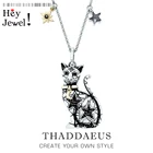 Ожерелье с подвеской Волшебный Кот, цепочка из звеньев 2020 года, модные ювелирные изделия, европейская Гламурная серебряная бижутерия, подарок для женщин