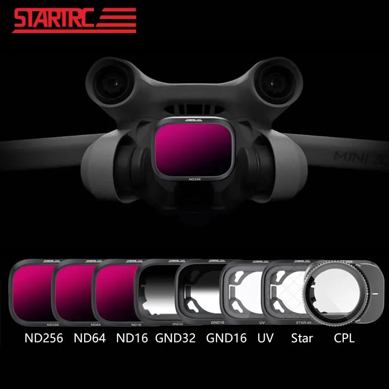 

Lens Filters For DJI Mini 3 Pro Drone Filter Professional ND CPL UV GND Star Filter Set Polarizer Gradient Camera Lens Accessory