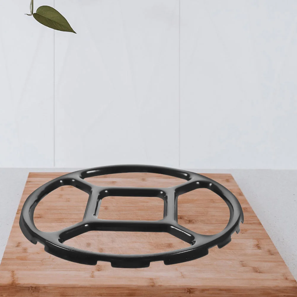 

2 Pcs Auxiliary Support Small Pot Wok Utensils Rack Frying Gas Cooker Ring Stove Non Slip Universal Round