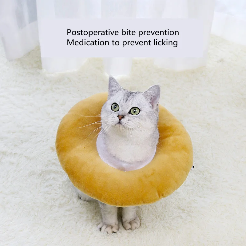 Новый ошейник для кошек регулируемый из смеси хлопка восстановления собак