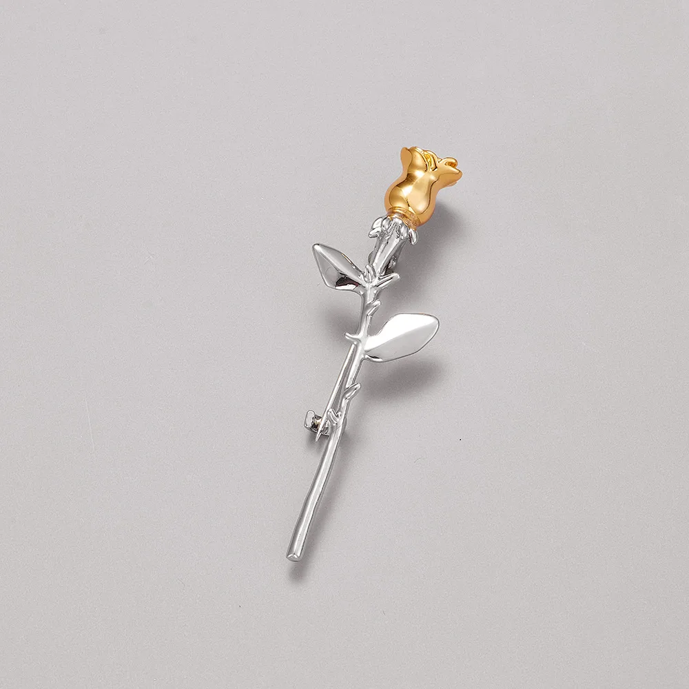 

LONDANY brooch Rose brooch ins trendy personality neckline men's pin fixed clothes decorative suit accessories