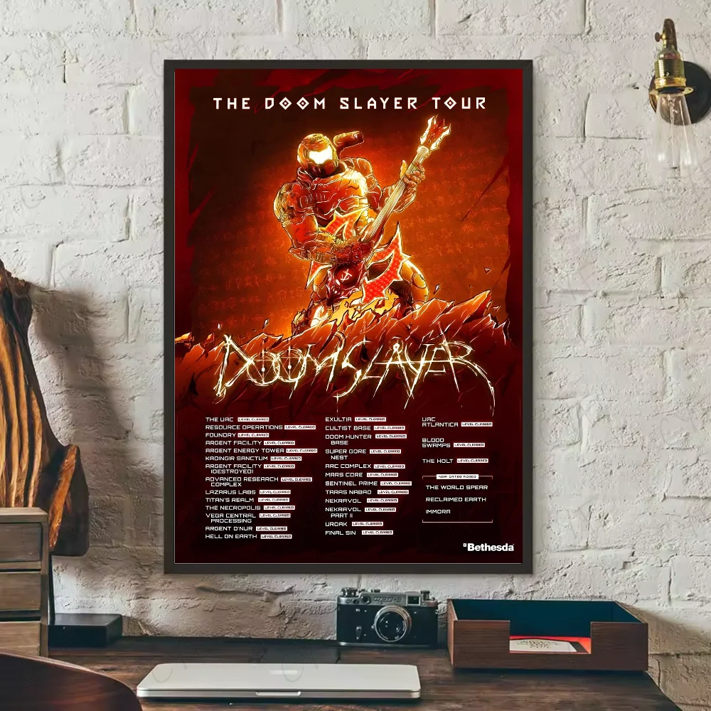 Плакат A-DOOM-Eternal