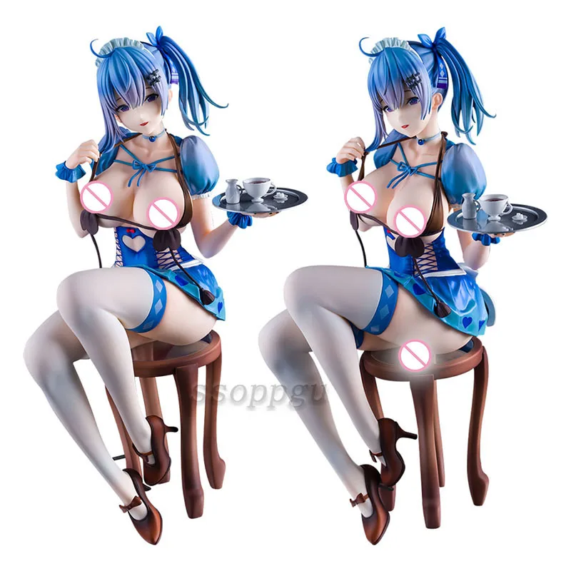 Фигурка унио из игры Rocket Boy родное отоги, девушка-горничная из ПВХ для чайной вечеринки MOMO IRO, Коллекционная модель, игрушки, куклы, подарки для детей