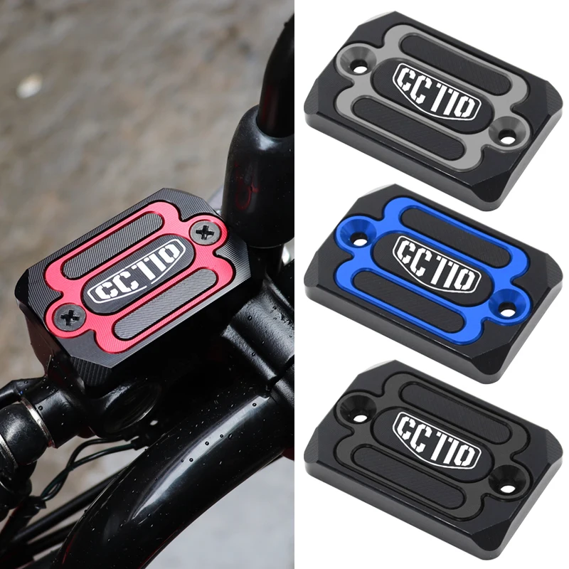 Аксессуары для мотоцикла CNC алюминиевая крышка резервуара переднего и заднего тормоза для Honda Cross Cub CC110 CC 110