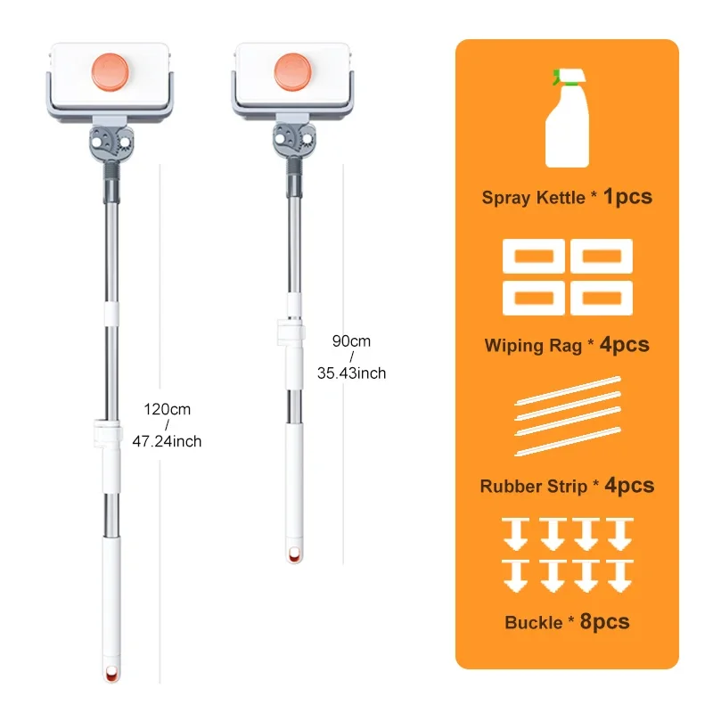 

JOYBOS Регулируемый магнитный очиститель стекол серый+оранжевый