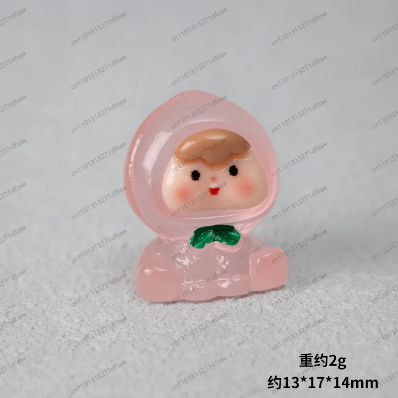 

Светящаяся смола мини-фрукты микро пейзаж ювелирные аксессуары креативный настольный автомобильный орнамент