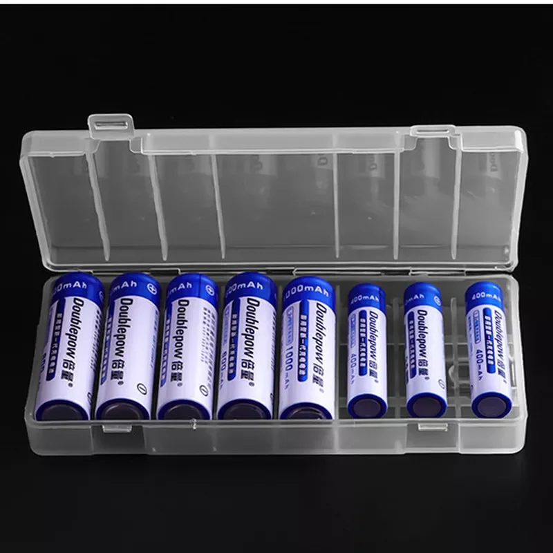 

1PC 26650 18650 Battery Storage Box Hard Case Holder for 4 6 8 AA AAA Rechargeable Battery Power Bank Plastic Cases Organizer