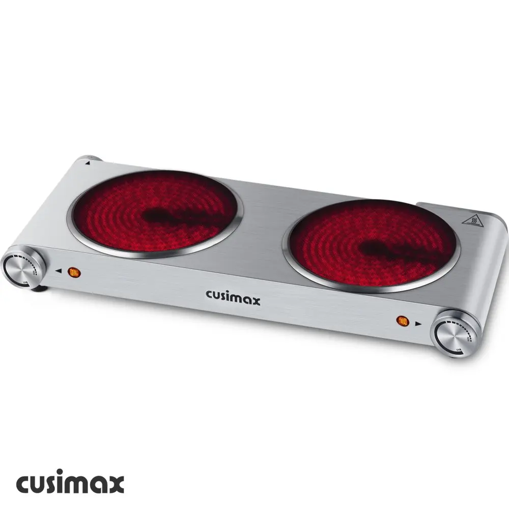 

Double Burner 1800W Electric Burner Portable Electric Hot Plates for cooking Electric Infrared Burner Dual Countertop Electric C
