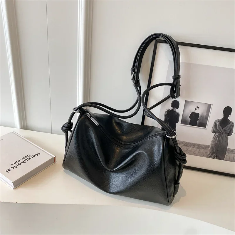 Женская сумка-Кроссбоди из ПУ кожи с карманом на молнии