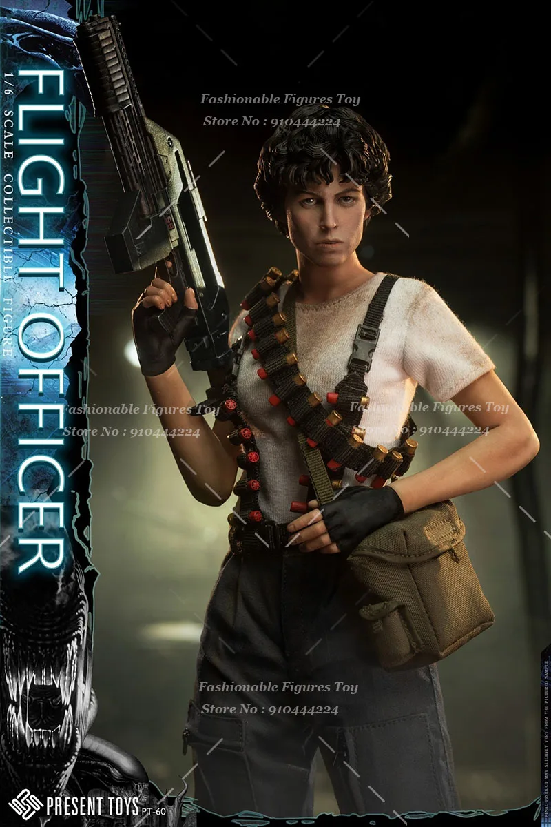 PRESENT TOYS PT-sp60 1/6 Женский солдат Полетный офицер Ripley 12 дюймов Полный набор Фигурка