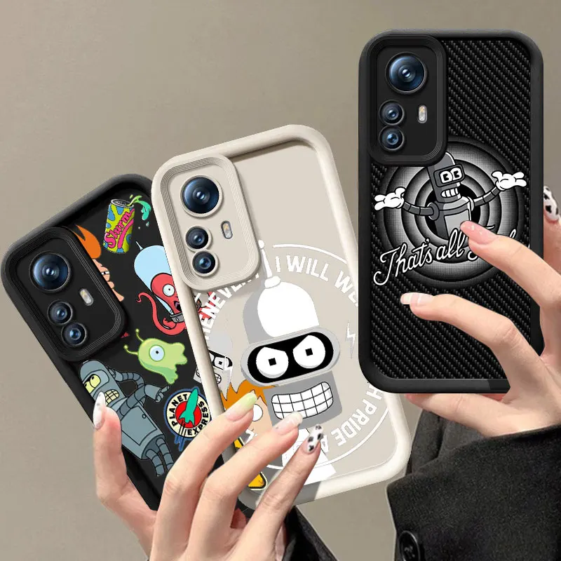 Милый чехол Amine F-Futurama для телефона Xiaomi 11 12 13 Lite 12T 13T 14T Pro Redmi A1 A2 Plus A3 9A 9C 9T 10C 12C 13C 5G 14C