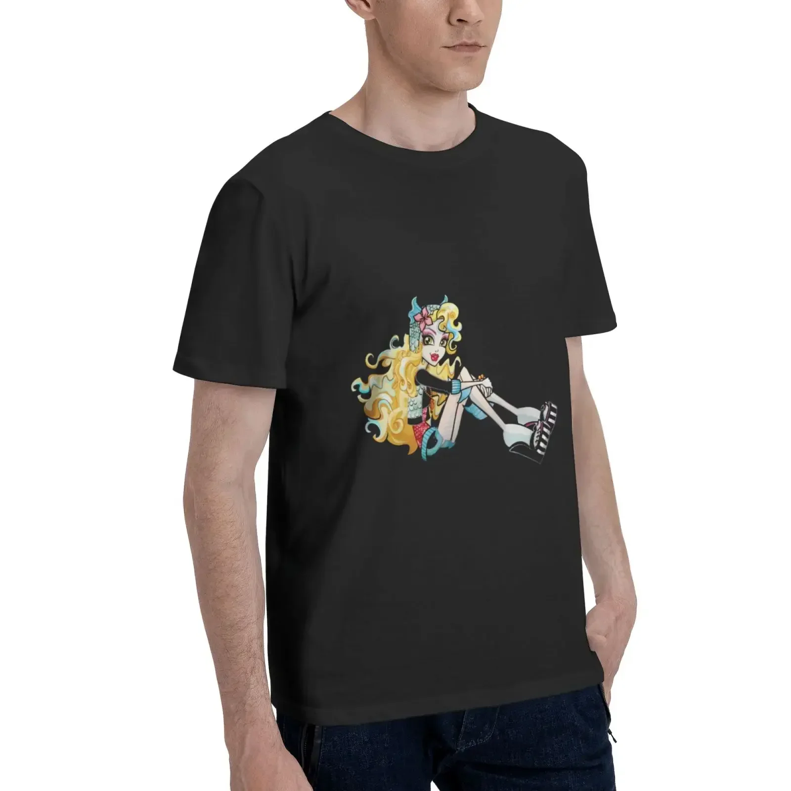 Футболка Meimaid с изображением высокой куклы хлопковая тенниска на каждый день