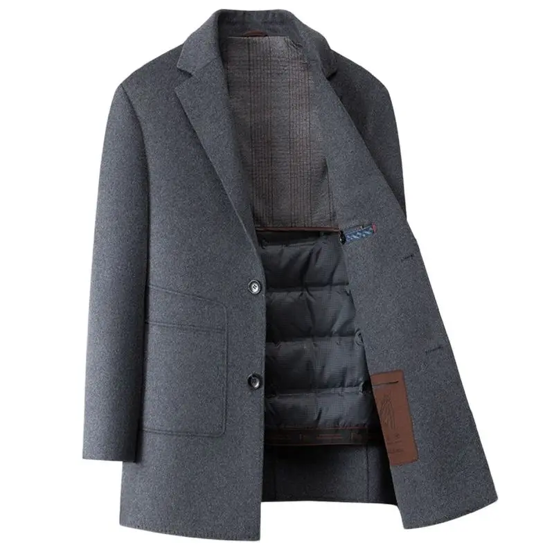 

BATMO 2023 Новое поступление осень и зима 85% белый пуховик Повседневный тренчкот для мужчин, толстые куртки, верхняя одежда женский размер 262